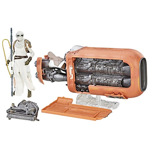 STAR WARS The Black Series Rey’s Speeder (Jakku) and Figure
