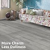 Art3d Peel and Stick Vinyl Floor Tiles 30-Pack 12 x 12 inch, Self Adhesive Waterproof Flooring Wood Planks for Kitchen, Dining Room, Bedrooms, Cover 30 Sq. Ft, Taupe Ash