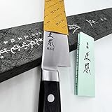 MASAMOTO VG Sujihiki Slicing Knife 9.5" (240mm) Made in JAPAN, Professional Japanese Slicer Knife for Brisket, Meat, Sashimi, Super Sharp Japanese Stainless Steel Blade, Full Tang POM Handle, Black