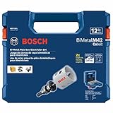 BOSCH HBT12EL 12-Piece Bi-Metal T-Slot Electrician Hole Saw Assorted Set