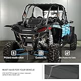 Kiwi Master Rear Cargo Box Compatible with 2014-2023 Polaris RZR XP 1000 900 Turbo Trail S Accessories Replace OEM # 2881193 Waterproof 69 QT Bed Storage Bin