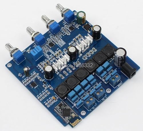 Chougnar 2PCS * WS16 Digital 50W x 2+100W 3A TPA3116 CSR4.0 Bluetooth 2.1 Channel Class D HIFI Subwoofer Bluetooth Amplifier Board