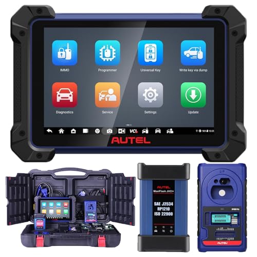 Autel Scanner MaxiIM IM608 II Scanner for Car IMMO K-ey F-ob Programming Tool ECU Coding 36+ Services Bi-Directional Control Compatible with XP400Pro, J2534 ECU Programmer, All System Diagnostics