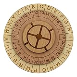 Hide and Seek Cipher Decoder Ring - Two Piece Escape Room Cipher Wheel