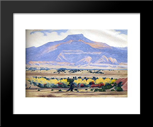 Pedernal 20x24 Framed Art Print by O'Keeffe, Georgia