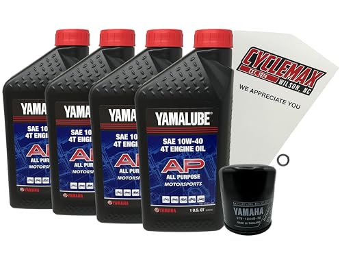 Cyclemax Standard Yamalube Oil Change Kit compatible with 1999-2013 Yamaha ROYAL STAR VENTURE