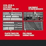 CRAFTSMAN Mechanics Tool Set, 298 Piece Hand Tool and Socket Set SAE/Metric (CMMT12139)