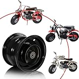 JMCHstore Black Wheel Rim for Coleman CT200U BT200X CT200UEX 196cc Hisun 200-3 200-7, Axis M200 Mini bike (Rear Rim)