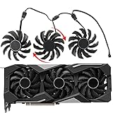 inRobert 75mm PLD08010S12HH Graphics Card Cooling Fan Replacement for Gigabyte RTX 2060 2070 Gaming RX 5500 5600 5700 XT GPU (Full Set(3pcs))