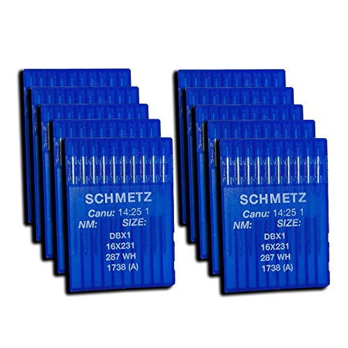 100 SCHMETZ DBX1 16X231 16X95 Sewing Machine Needles (Size 12 (Metric 80))