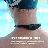 Tayogo Waterproof MP3 Player with Bluetooth Headphones for Swimming | IPX8 Waterproof Headphone Swimming, Swimming Earphones Underwater, Magnetic Charging, 10 Hours Playtime, Swimmer Headphones