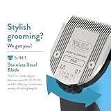 WAHL Professional Animal Bravura Lithium Ion Clipper - Pet, Dog, Cat, and Horse Corded / Cordless Clipper Kit, Turquoise (41870-0438)