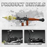 1:1 Rocket Launcher Building Bricks Gun Collection Toy - 1706+ PCS Model Gun Building Block Sniper Set Shootable - Gift Collectible Surprises