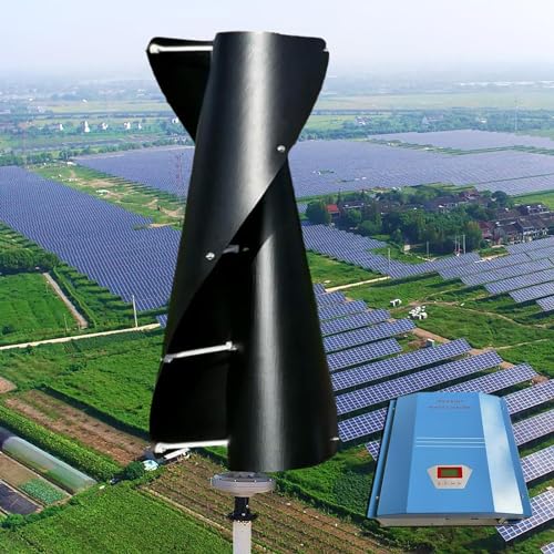 5000W Vertical Wind Turbine Maglev Axis Coreless Permanent Magnet Wind Power Generator Windmill with PWM Charge Controller,48v