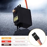 4PCS Servo Motor MG995 Control Angle180 Metal Gear Servo 20KG Digital High Speed Torque Servo Motor for Smart Car Robot Boat RC Helicopter