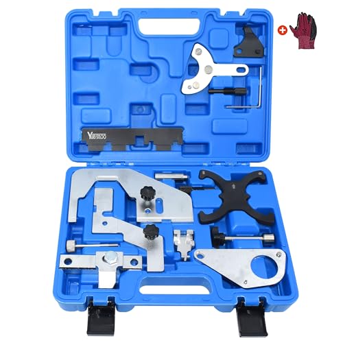 Yuesstloo Camshaft Alignment Locking Timing Tool Kit, Compatible with Ford Volvo 1.5T 1.6T 2.0T Jaguar Land Rover Evoque 2.0T, Replace 303-1097 303-1504 303-1595