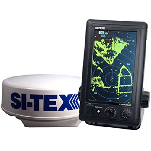 SI-TEX T-760 Compact Color Radar w/4kW 18 Dome - 7 Touchscreen Marine , Boating Equipment