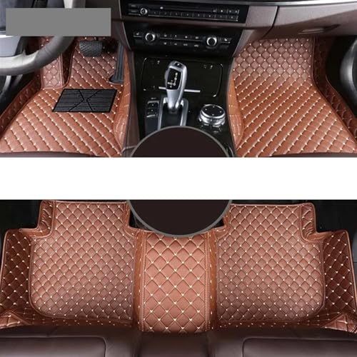 Hoangbinsn Custom Car Floor Mats for BYD Atto 3 Dolphin Seal F0 F3 F6 E6 G3 G6 S6 Song Qin Auto Carpets Foot Car Accessorie(Brown,Seal)