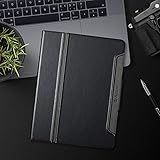 Antbox Case for iPad Pro 12.9'' 6th Generation (2022) 5th/4th/3rd Generation (2021/2020/2018), Built-in Pencil Holder Auto Sleep/Wake Function PU Leather Smart Cover (Black)