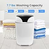 SereneLife PUCWM200 Portable Machine Full-Automatic Compact Washer with Washing Programs Ideal for RV, Dorm, Apartment (White)