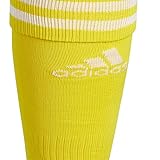 adidas Copa Zone Cushion 4 Soccer Socks (1-Pair) for Men, Women, Boys and Girls, Team Yellow/White, Medium