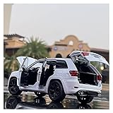 MING ZHEN Toy car Model 1:32 for Jeeps Grand Cherokee Alloy Car Model Diecasts Toy Off-Road Sound and Light Kids Gifts (Color : Black)