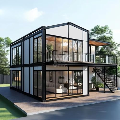 Modern Prefab Houses Farm House Foldable Tiny Home, Modular Container Home Small Homes Model 40ft Expandable Container House