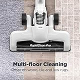 Eureka NEC180 RapidClean Pro Cordless Stick and Handheld Vacuum Cleaner for Hard Floors, Battery-Operated Portable Vacuum Cleaner with Maximum Efficiency Powerful Suction White