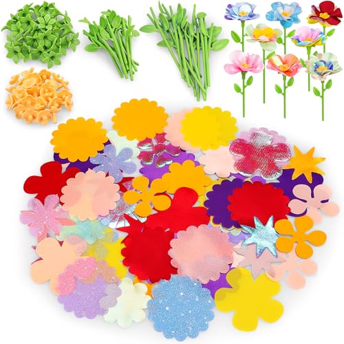 Toyly DIY Fabric Flower Bouquets Toys Accessories - Flowers Market Toy Accessories - Arts & Crafts Toy Accessories
