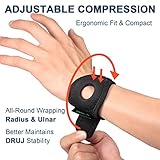 JOMECA Wrist Brace for TFCC Tears, Wrist Band with Ring Pad for Ulnar Sided Wrist Pain, DRUJ Instability, Support Repetitive Wrist Use Injury, Fit Right & Left Hand (L/XL)