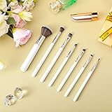 Sinmoe 9 Pieces Cake Candy Decorating Brushes Tools Cookie Decoration Pastry Brush and Stainless Steel Straight Curved Tip for Baking Fondant (Macaron Color)