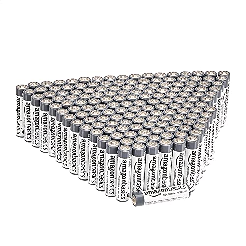 Amazon Basics 250 Pack AAA Industrial Alkaline Batteries, 4 Pack/Carton