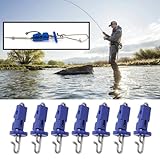 SING F LTD 20Pcs Stainless Steel Bait Release Clip Umbrella Style Sea Fishing Splash Down Solo Hook Bait Clip Hook Bait Release Clip for Locking Hook and Bait