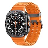 SAMSUNG Galaxy Watch Ultra 47mm LTE AI Smartwatch w/Energy Score, Wellness Tips, Heart Rate Tracking, Sleep Monitor, Fitness Tracker, GPS, 2024,Titanium Gray (Renewed)