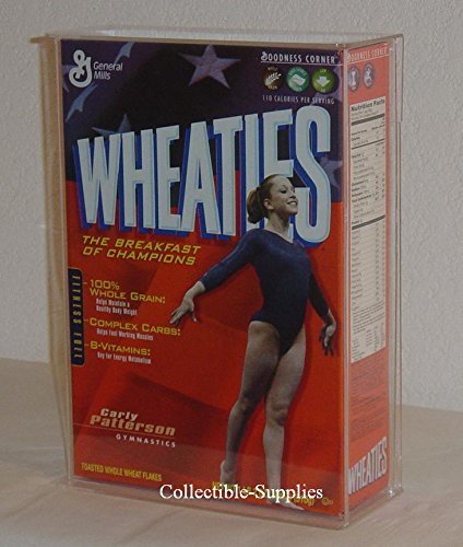 Collectible Supplies Wheaties Cereal Box Wall Mountable Deluxe Display Case (18 oz. Large)