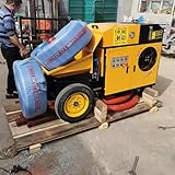 Mini Concrete Pump Machine, Construction Site Long Distance Concrete Conveyor Pump Mixer