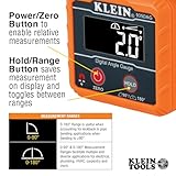 Klein Tools 935DAG Digital Electronic Level and Angle Gauge, Measures 0 - 90 and 0 - 180 Degree Ranges, Measures and Sets Angles