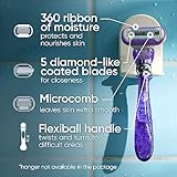 Gillette Venus Extra Smooth Swirl Razors for Women, 1 Venus Razor, 4 Razor Blade Refills, Flexiball Handle for a Close, Smooth Shave