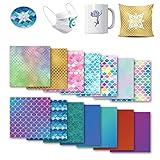 Lucky Goddness Mermaid Transfer Paper,24PCS