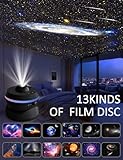 [6th Gen Upgraded] Planetarium Galaxy Projector, 13 in 1 Star Light Projector Starry Sleep Night Light with Dynamic Meteors,360° Rotation Nebula,4K HD&Large Scale Projection for Bedroom Decor，Kids