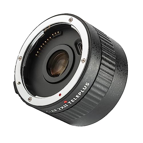VILTROX Auto Focus 2X Teleconverter Extender Converter for Canon EF Mount Super Telephoto Lens 135mm f/2L,200mm,300mm,400mm,600mm,70-200mm,100-400mm and DSLR Camera 5DII 80D 760D 7D,Black