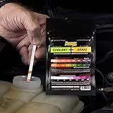 Phoenix Systems 8006-B Double-Ended Brake Fluid + Coolant Test Strips (15 foil wrapped test strips), 1 Pack