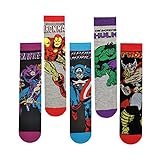 SIDIMELO Classic Cartoon Character Patterned Dress Socks,Crazy Funny Cotton Socks Novelty Gift for Adult Teen(5 pack)