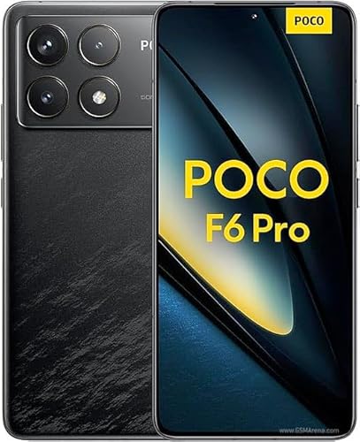 Xiaomi Poco F6 PRO 5G + 4G LTE (1024GB + 16GB) Global Version Unlocked 6.67" 120Hz 50Mp Triple Camera (Tmobile Mint Tello & Global) + (w/Fast Car 51W Bundle) (Black Global ROM)