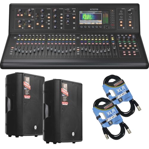 Midas M32 LIVE 40-channel Digital Mixer, (2) PSG AUDIO Cobra 112, (2) XLR Cables Bundle