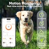 GPS Tracker for Dogs Cat Tracker Dog Tracker Health Monitoring for GPS Dog Collar Smart GPS Cat Tracker Dog GPS Tracker Pet Tracker for Cats 4G Network Dog Tracker Tag