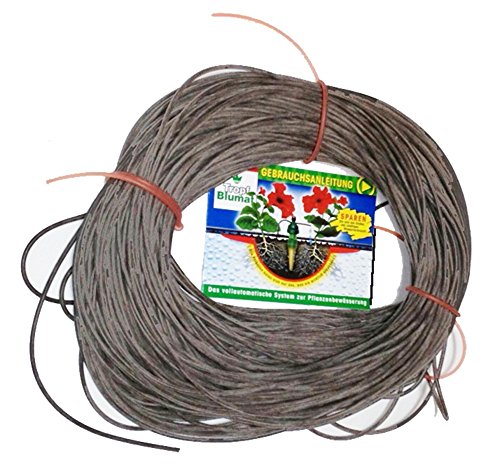 Blumat 3mm Drip Tube & Tubing (100 Meter / 328 Foot Roll) - Silicone, Gray-brown, Automatic Lawn Irrigation Tubing, Connects Blumats, Drippers, and BluSoak Drip Tape