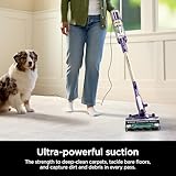 Shark POWERDETECT Ultra-Light Corded Stick Vacuum with DuoClean Technology, Self-Cleaning Brushroll for No Hair Wrap, Anti-Allergen Complete Seal, and Odor Neutralizer Technology, HZ4002