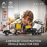 LEGO Technic Volvo FMX Truck & EC230 Electric Excavator Building Toy, Volvo Truck Toy with 2 Model Vehicles, Great Gift for Boys and Girls Ages 10 and Up Who Love Heavy Duty Construction Models, 42175