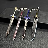 crafthand Game TLOZ Peripheral Keychain Universal Metal Alloy Keychain Accessories Luxury Exquisite Sturdy Cosplay Backpack Decoration (Sword keychain)